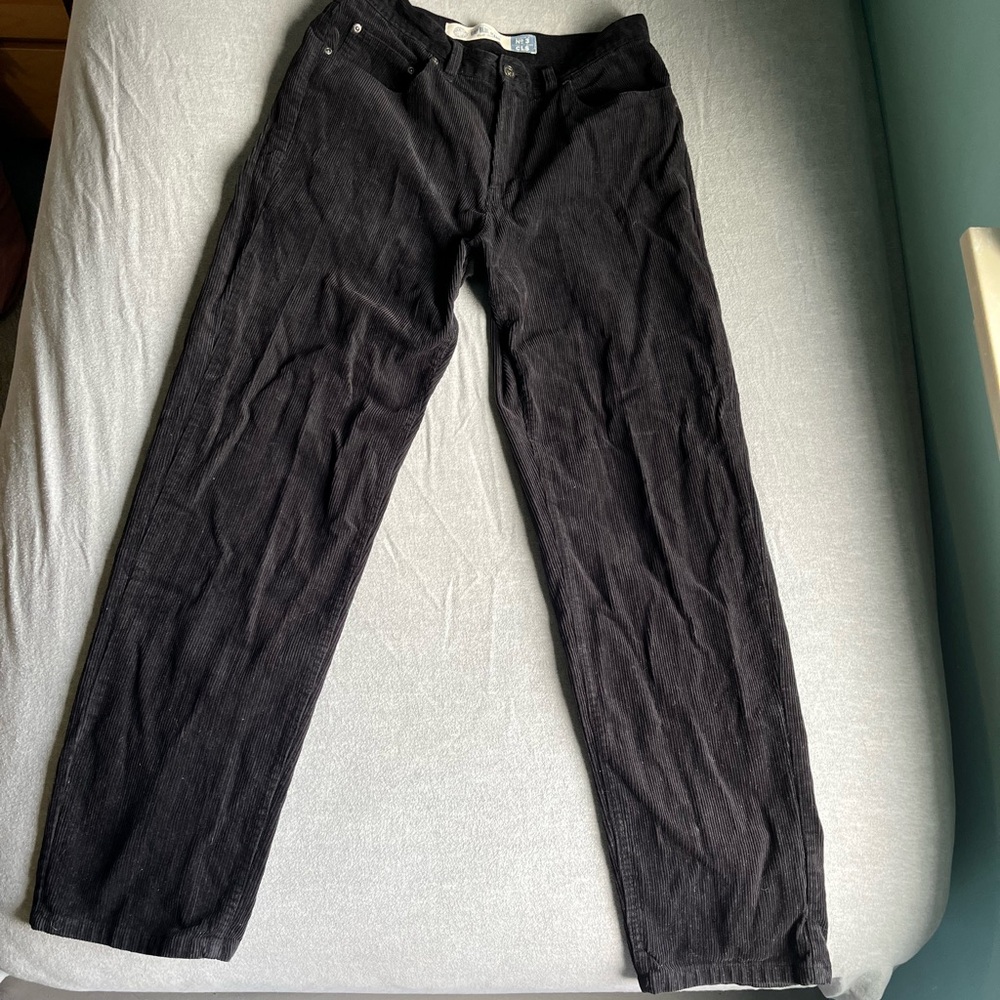 GAP black corduroy jeans